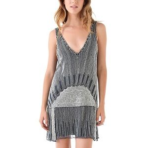 PARKER beaded flapper Gatsby dress NWT (M)